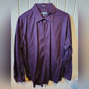 Kenneth Cole Reaction Purple Dress Shirt